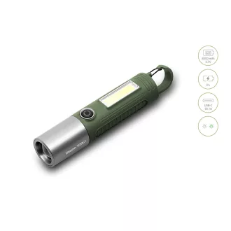   Delphin Torix Kempinglámpa 2,8W 2200mAh 2,8W 170lm 2200mAh 17 × 3 cm kézilámpa
