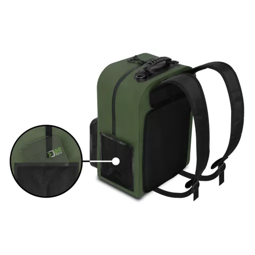 Delphin BanxPACK XL Vízálló EVA zöld/fekete hátizsák 45 × 30 × 20 cm