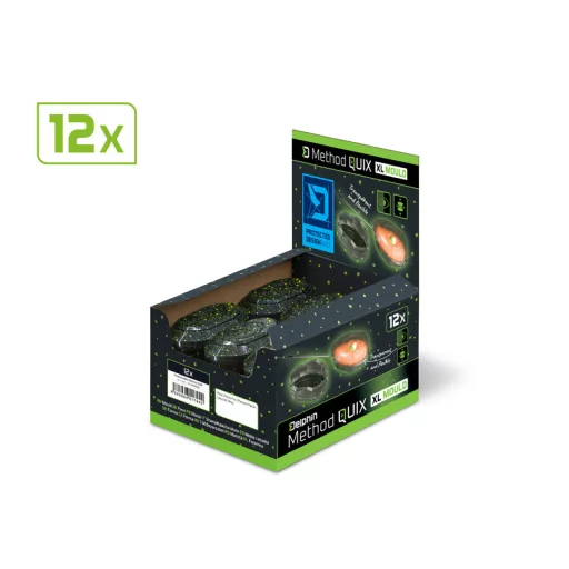 Delphin Quix XL XL XL / átlátszó puha method töltőforma