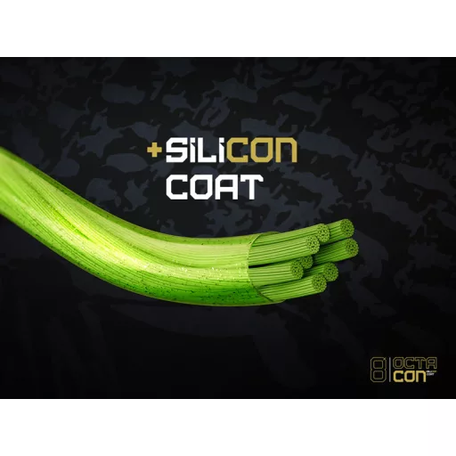 Delphin OctaCON 0,12 mm 135 m 7,5 kg fluo zöld fonott főzsinór