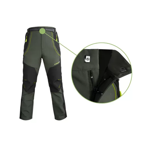 Delphin ThermoTEX Plus+ Kültéri sötétzöld-fekete nadrág S