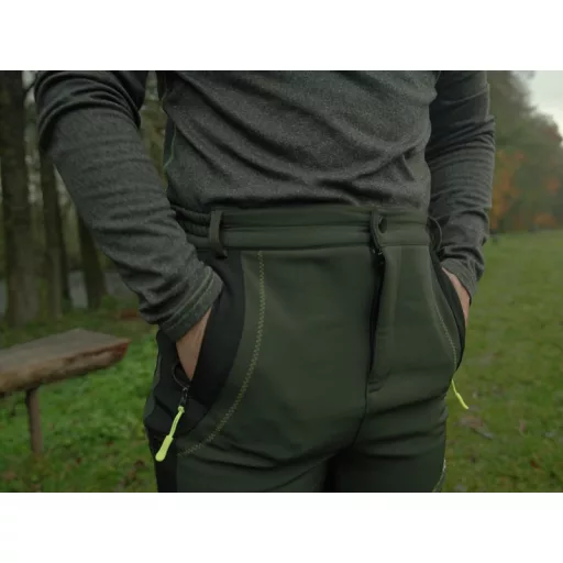 Delphin ThermoTEX Plus+ Kültéri sötétzöld-fekete nadrág L