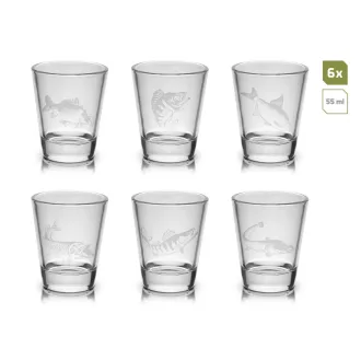 Delphin Shoty 6 az 1-ben pálinkás pohárszett 6 × 55 ml