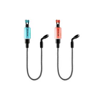 Delphin COLOR 2 db kék/piros láncos kapásjelző szett