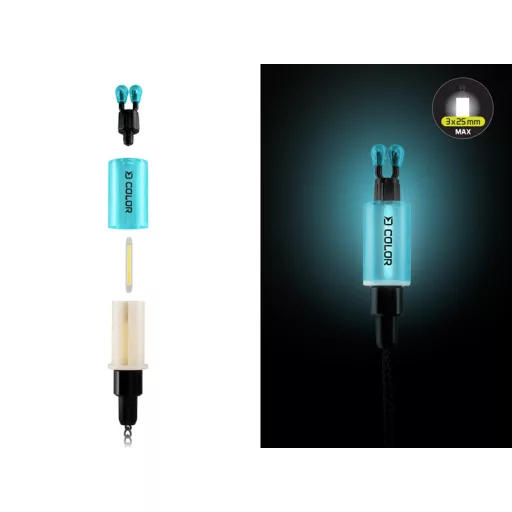 Delphin COLOR 2 db zöld/sárga láncos kapásjelző szett