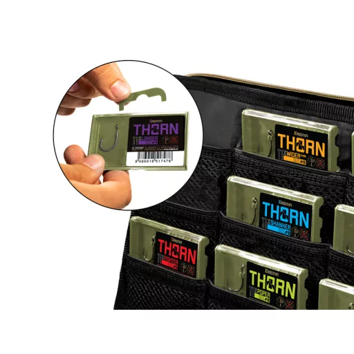 Delphin Thorn Longer 11 × 2-es bojlis szakállas horog