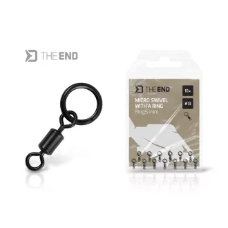   Delphin TheEND RingS mini mikro karikával #13 nagy szemű forgó 10 db/csomag