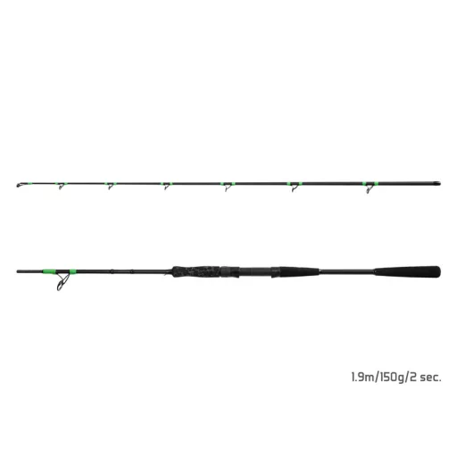 Delphin MonstaX 190 cm 150 g 2 részes harcsázó horgászbot