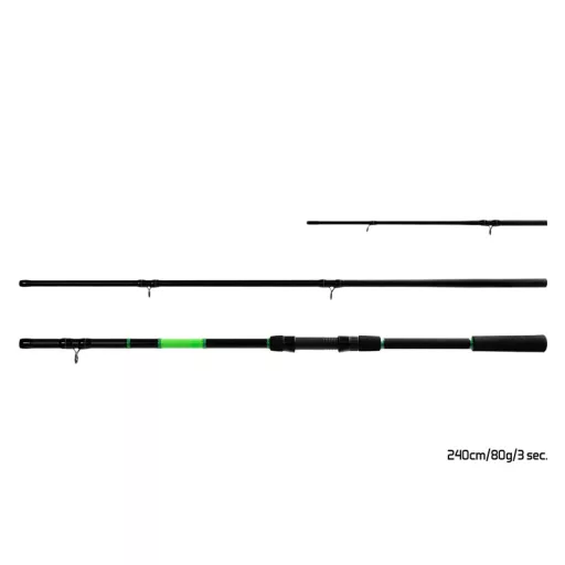 Delphin WASABI Feeder NXT 240 cm 80 g 3 részes feeder horgászbot