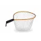 Delphin SoftLUX Pisztrángos 15 cm nyéllel 45 × 40 cm rablóhalas merítő