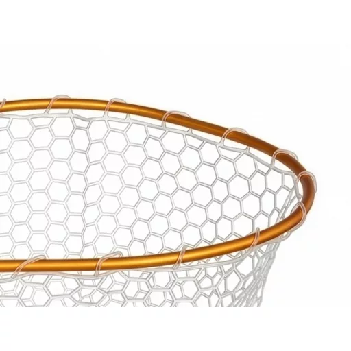 Delphin SoftLUX Pisztrángos 15 cm nyéllel 45 × 40 cm rablóhalas merítő