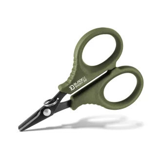   Delphin BladeX Short SS fogazott horgászolló 9,5 cm zsinórvágó olló