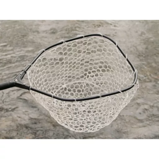 Delphin TroutSPIN Pisztrángos 18,5 cm nyéllel 40 × 30 cm rablóhalas merítő
