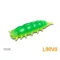 Delphin LARVO Cheese TROPIC 3 cm 15 db/csomag lágy műcsali