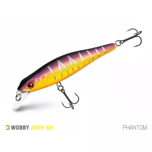 Delphin WOBBY JERK-SH MIRROR 8 cm 6,5 g lebegő minnow wobbler