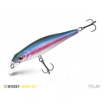   Delphin WOBBY JERK-SH POLAR 8 cm 6,5 g lebegő minnow wobbler