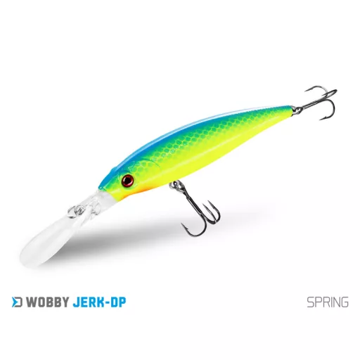 Delphin WOBBY JERK-DP MIRROR 9 cm 12,5 g lebegő minnow wobbler