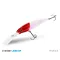 Delphin WOBBY JERK-DP REDFACE 9 cm 12,5 g lebegő minnow wobbler