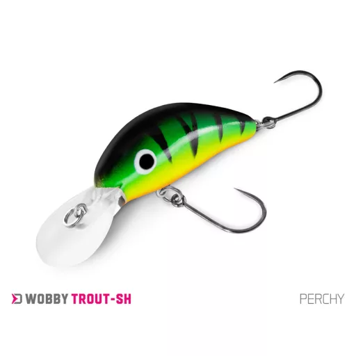 Delphin WOBBY TROUT-SH /Float. NEON 4 cm 4 g rovarutánzatú wobbler