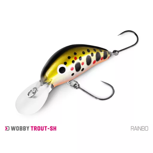 Delphin WOBBY TROUT-SH /Float. PERCHY 4 cm 4 g rovarutánzatú wobbler