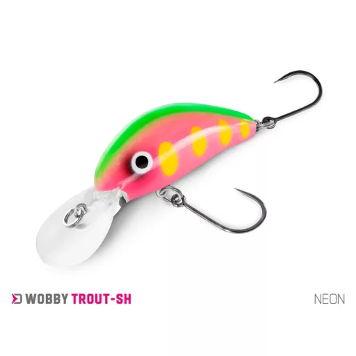 Delphin WOBBY TROUT-SH /Float. PERCHY 4 cm 4 g rovarutánzatú wobbler