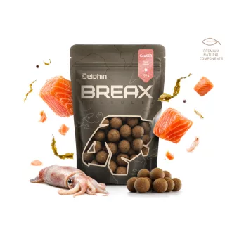Delphin Breax Seaker Tintahal-lazac 20 mm 300 g etetőbojli