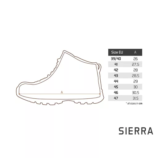 Ixtera SIERRA bőr vízálló bakancs 39/40
