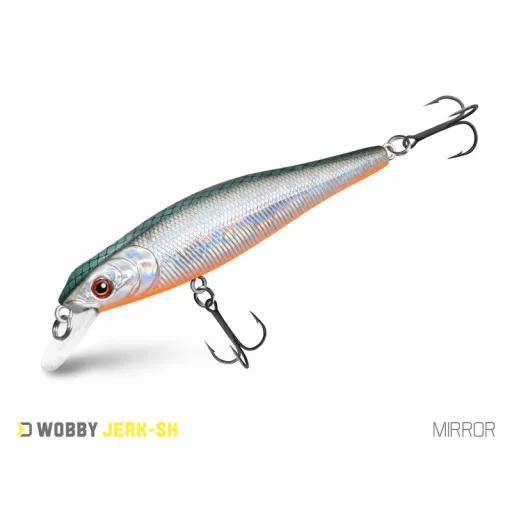 Delphin WOBBY JERK-SH PHANTOM 8 cm 6,5 g lebegő minnow wobbler