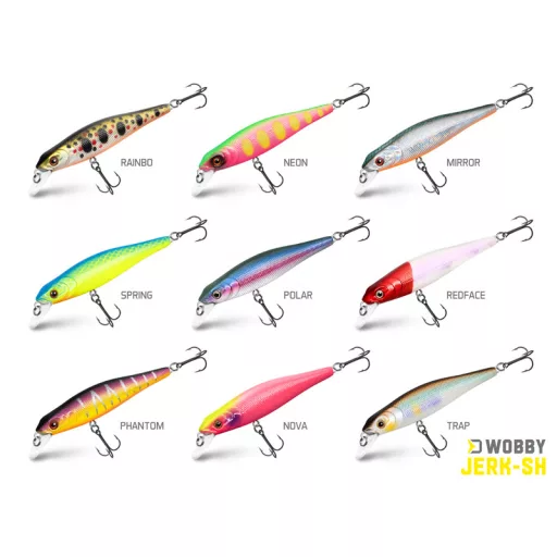 Delphin WOBBY JERK-SH NOVA 8 cm 6,5 g lebegő minnow wobbler