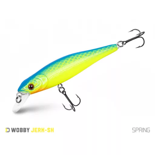 Delphin WOBBY JERK-SH TRAP 8 cm 6,5 g lebegő minnow wobbler