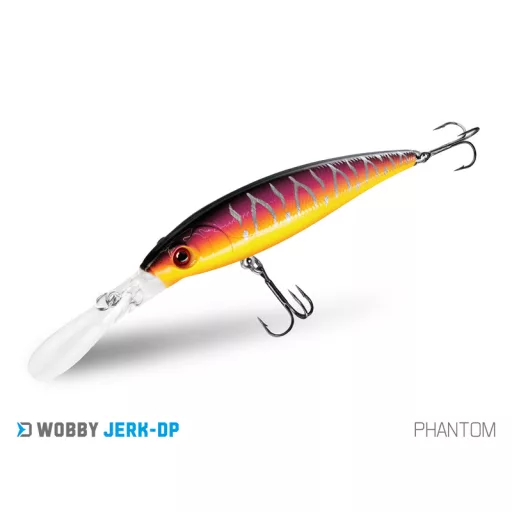 Delphin WOBBY JERK-DP PHANTOM 9 cm 12,5 g lebegő minnow wobbler