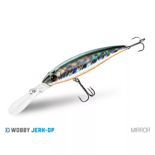 Delphin WOBBY JERK-DP PHANTOM 9 cm 12,5 g lebegő minnow wobbler