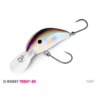   Delphin WOBBY TROUT-SH /Float. TRAP 4 cm 4 g rovarutánzatú wobbler