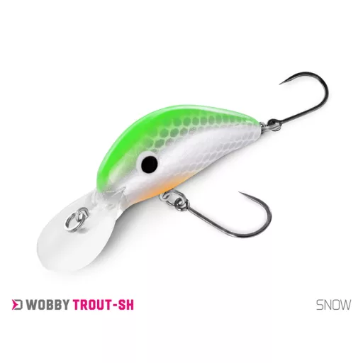Delphin WOBBY TROUT-SH /Float. TRAP 4 cm 4 g rovarutánzatú wobbler