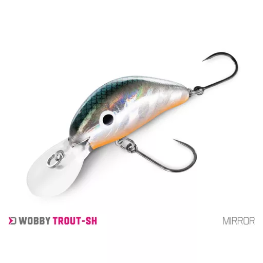 Delphin WOBBY TROUT-SH /Float. TRAP 4 cm 4 g rovarutánzatú wobbler