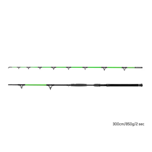 Delphin Walkyra 300 cm 850 g 2 részes harcsázó horgászbot