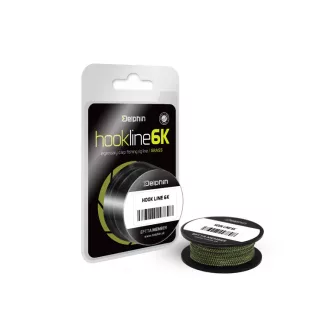 Delphin HOOKLINE 6K grass 20 m 35 lb fonott előkezsinór