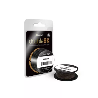   Delphin Hook Double 8K 20 m 25 lb terepmintás fonott előkezsinór