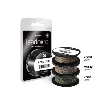   Delphin LEADCORE grass 5 m 45 lb zöld ólombetétes előtétzsinór