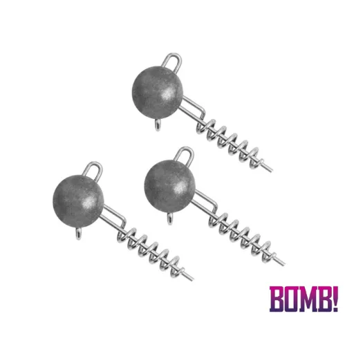 Delphin Bomb! Twisto Jiger csavaros gumihalfej 10 g 3 db
