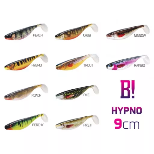 Delphin Bomb! Hypno 3D ROACH 9 cm 3 db/csomag gumihal