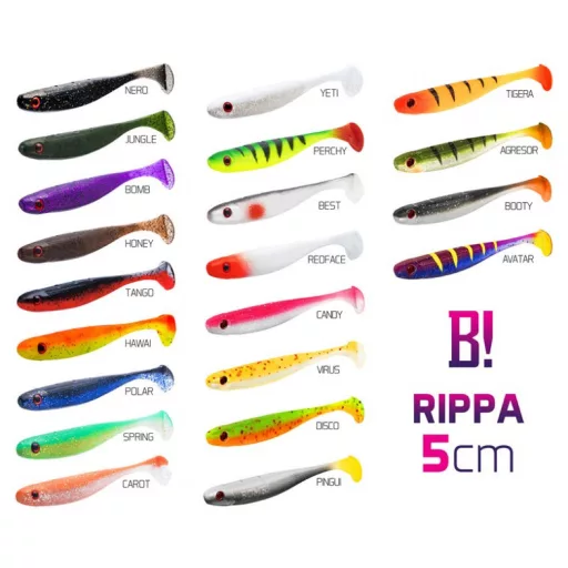 Delphin BOMB! Rippa YETI 5 cm 5 db/csomag gumihal