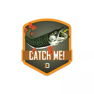 Delphin CatchME! csukamotívumos matrica, 9 × 8 cm