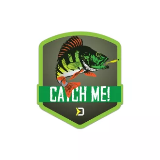 Delphin CatchME! sügérmotívumos matrica, 9 × 8 cm