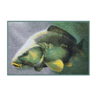 Delphin 3D pontymotívumos lábtörlő, 60 × 40 cm
