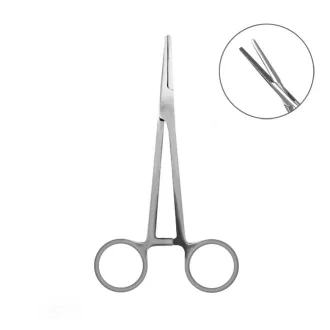 Delphin Egyenes csipesz 13 cm érfogó csipesz