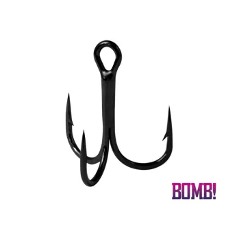   Delphin BOMB MultiHook Triple 2/0-s szakállas hármas horog 6 db/csomag