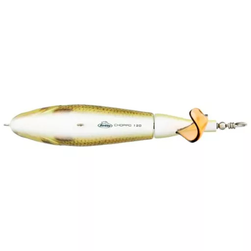 Berkley Choppo HD arany küsz 12 cm úszó felszíni propelleres wobbler