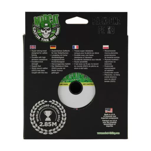 MADCAT MCBB3EC100-CH 300m 0.50mm 59.1kg CHRT fonott horgászzsinór
