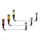 Prologic K1 Midi Trigger piros merevkaros swinger